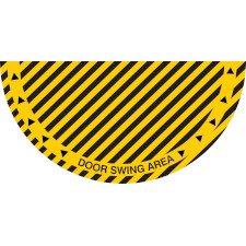 Floor Safety Sign - DOOR SWING AREA