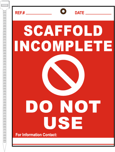 Scaffold Incomplete Do Not Use Tag