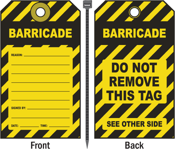 Barricade Tag
