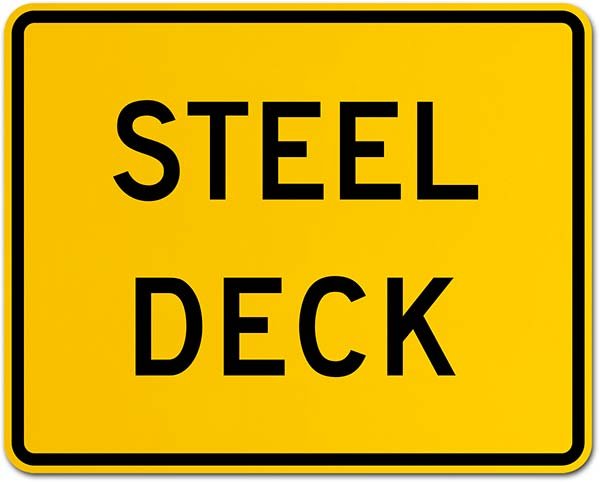 Steel Deck Sign